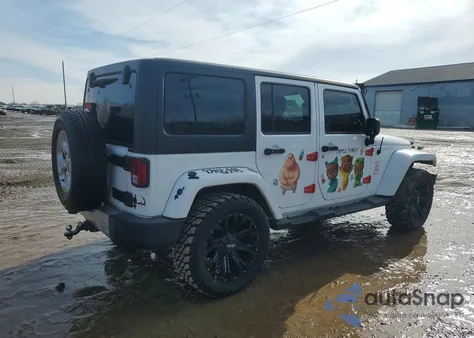 2014 Jeep Wrangler Unlimited Sahara z USA, uszkodzony, nr VIN 1C4HJWEGXEL262428